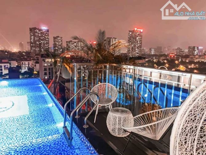 KHÁCH SẠN KHU CẦU GIẤY 11 tầng có hầm , 48 phòng DOANH THU 1.5tỷ/tháng - 1