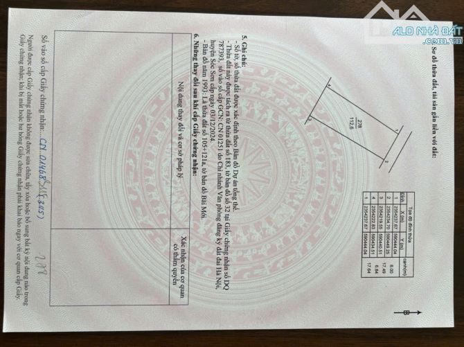 BÁN NHANH 113M ĐẤT SƠN ĐOÀI, TÂN MINH, SÓC SƠN. MẶT TIỀN 6M. GIÁ CHỈ 2,7 TỶ - 2
