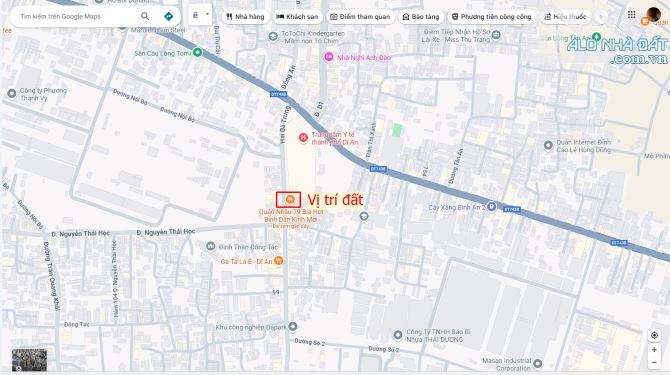 Bán đất 6.6x36m, mặt tiền Hai Bà Trưng p. Tân Đông Hiệp gần TTYT Dĩ An - 2