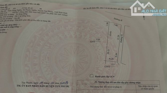 📣 BÁN GẤP LÔ ĐẤT TRUNG TÂM PHƯỚC NGHĨA – GIÁ TỐT CHỈ 1 TỶ 250 - 2
