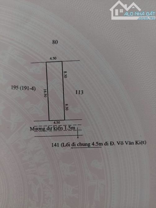 BÁN ĐẤT KIỆT 6 TAM THAI – ĐƯỜNG Ô TÔ -GẦN ĐÀN NAM GIAO – GIÁ CHỈ 1 TỶ 550 - 4