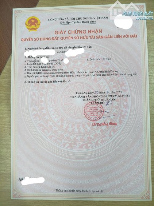 3,45Tỷ TL🔥Bán đất 101,9m2 KDC Bình Đáng, p.Bình Hòa, Tp.Thuận An - 5