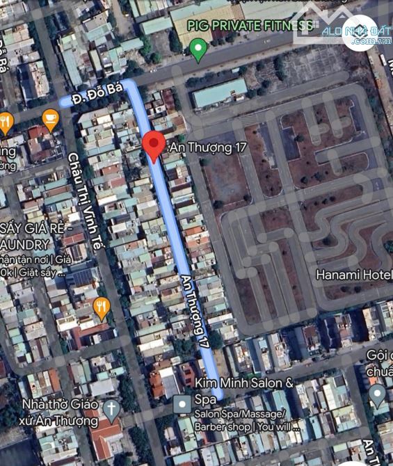 BÁN CẶP ĐẤT AN THƯỢNG 17, PHÙ HỢP XÂY CĂN HỘ