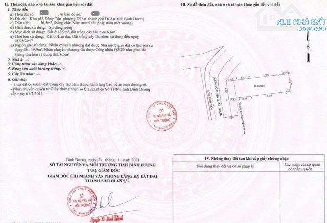 nhà cấp 4 56,5m2 3ty450 TL gác lửng MT đường Cao Bá Quát p.Dĩ An Tp.Dĩ An