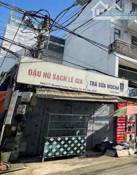 GÒ VẤP, BÁN NHÀ NÁT GÓC 2MT QUANG TRUNG DT 108m2