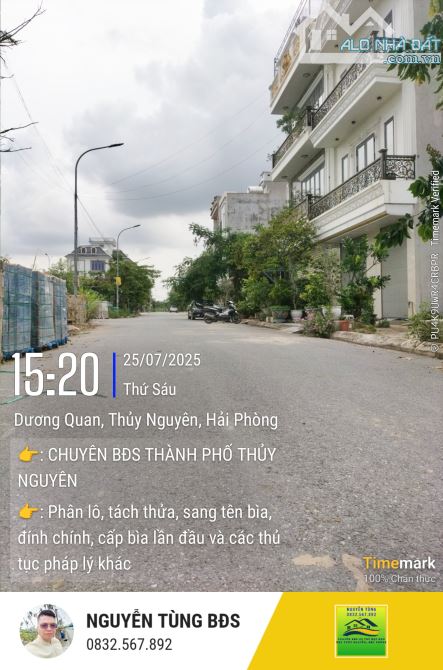 Bán đất tuyến 2 khu D bắc sông cấm, Thủy Nguyên
