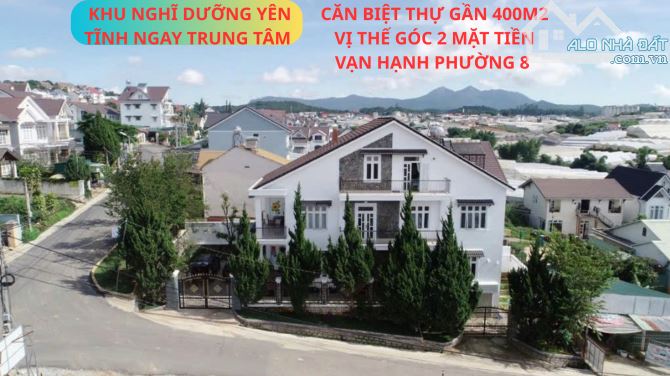 HẠ 3 TỶ CHO CĂN VILLA GÓC 2 MẶT TIỀN TRUNG TÂM ĐÀ LẠT