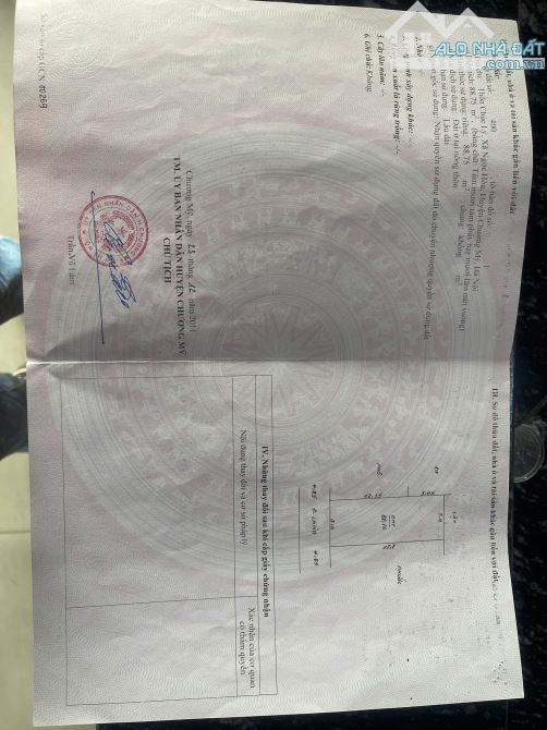 Bán 89m đất trục chính tại Chúc Lý phường Chương Mỹ