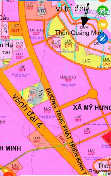 Đất quảng minh my hưng hoa hậu ô góc 3 thoáng oto 7 chỗ thông - 1