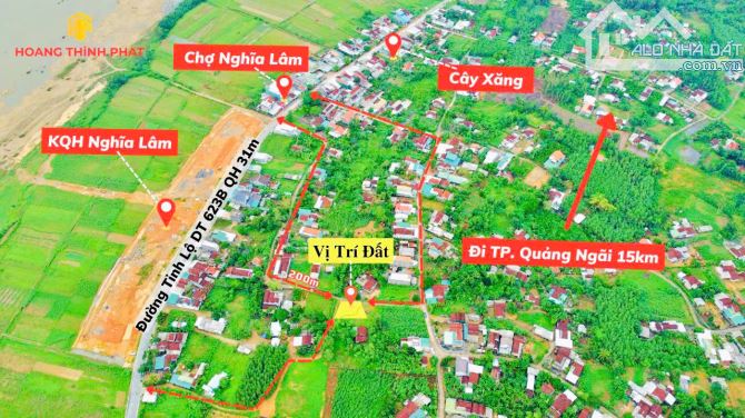 Lô đất gần KQH Nghĩa Lâm – Tư Nghĩa – Quảng Ngãi chỉ 280 Triệu - 1