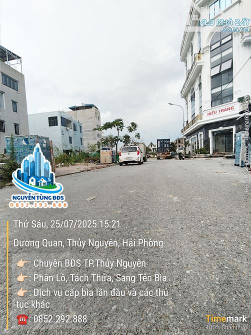 Bán đất tuyến 2 khu D bắc sông cấm, thủy nguyên - 1