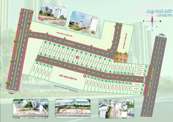 CHỦ GỬI BÁN NHANH LÔ ĐẤT MẶT TIỀN TÂY LÂN– HL 2 NỐI DÀI-CÁCH QL1A CHỈ 100M - 1