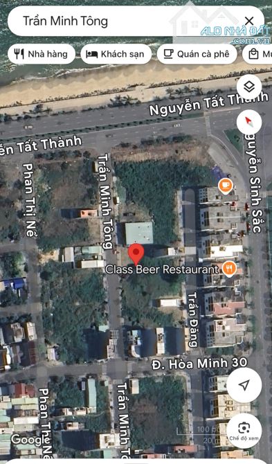 👉 BÁN LÔ ĐÔI 7.5M NGUYỄN MINH TÔNG SÁT BIỂN NGUYỄN TẤT THÀNH NGANG 10M DT 210M2 GIÁ 14XTỶ - 2