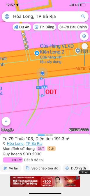 Nắm chủ - Cần bán lô đất mặt tiền Quốc Lộ 52 xã Hoà Long, TP.Bà Rịa - 2