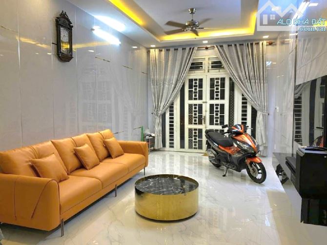 BÁN NHÀ ĐẸP SÁT KÊNH THAM LƯƠN.G - AEO.N MAILL - ĐƯỜNG XE TẢI - ( 4X16M ) - 2