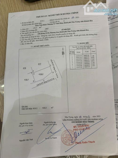 Đất Vĩnh hiệp gần đường 23/10 và đường D30 dt 135m2 thổ cư toàn bộ phù hợp xây nhà đẹp - 3