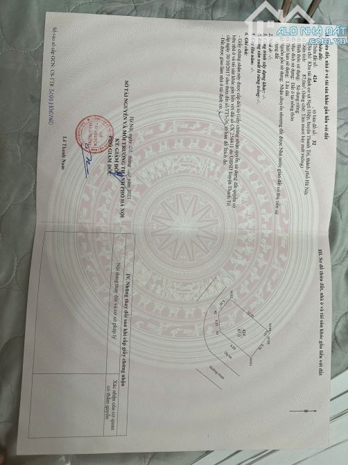 BÁN 87M ĐẤT LÔ-GÓC  TÁI ĐỊNH CƯ LƯU PHÁI-NGŨ HIỆP P.LÔ VỈA HÈ ÔTÔ K.DOANH CHỈ 20.1 TỶ - 3