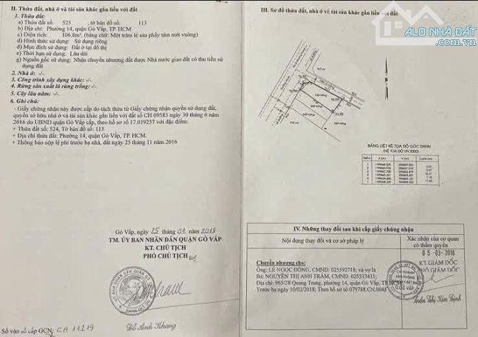 GÒ VẤP, BÁN NHÀ NÁT GÓC 2MT QUANG TRUNG DT 108m2 - 3