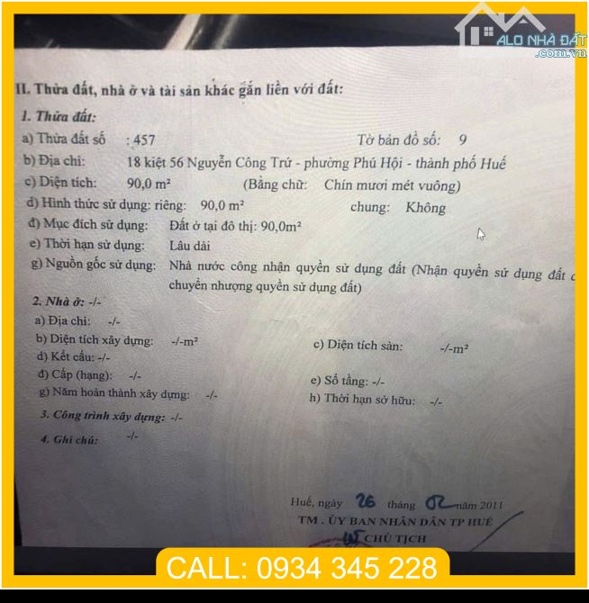 BÁN LÔ GÓC KIỆT Ô TÔ NGUYỄN CÔNG TRỨ – PHÚ HỘI – CẠNH PHỐ TÂY HUẾ - 3