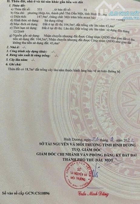 "Đất đẹp – Khu dân cư đông – Gần chợ, bệnh viện, Đại Nam – Cực kỳ tiềm năng!" - 4