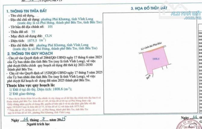 Bán 2000m2 đất mặt tiền đường oto phú hưng - 5