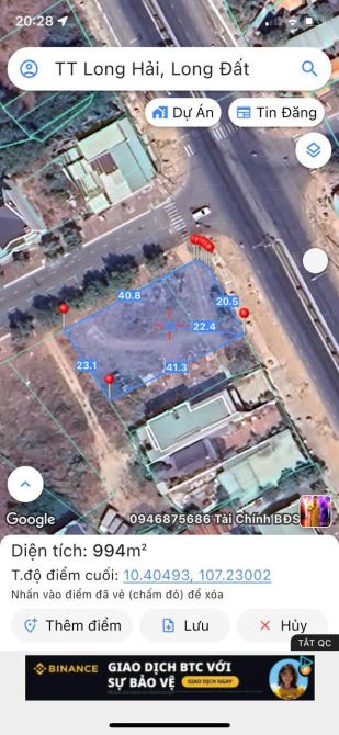 Lô góc 1016m2 có 2 mặt tiền đường nguyễn tất thành và lê duẩn - 5