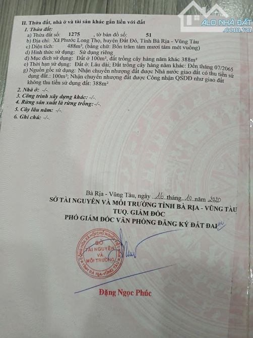 Nhà Vườn Đầy Đủ Tiện Ích Giá Tốt Diện tích: 488m2-100m thổ cư Mặt tiền đường nhựa 8m gần q - 6