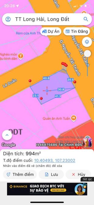 Lô góc 1016m2 có 2 mặt tiền đường nguyễn tất thành và lê duẩn - 6