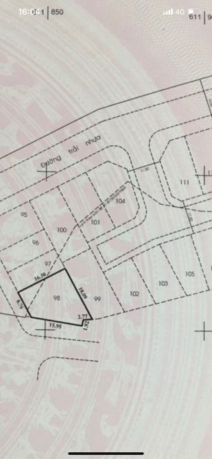 Bán đất nền góc mặt đường 49 BT. Đông Quận 2 cũ gần chợ Tân Lập nền F2a (240m2) 109 tr/m2