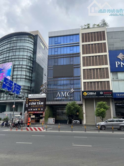 Bán toà nhà góc 2 MT 186-186Bis Nguyễn Thị Minh Khai, P6, Q3. XD Hầm, 13 tầng