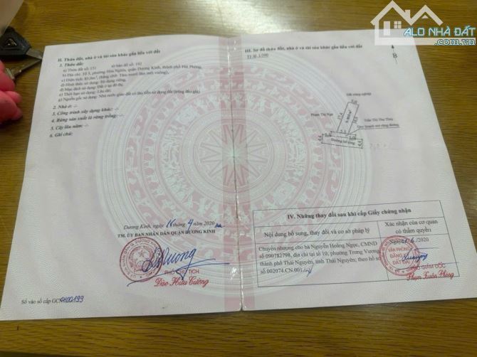 Lô đất 85m2 ngang 5m đường thông rộng ô tô tránh nhau tại Hòa Nghĩa, Dương Kinh giá tốt. - 1
