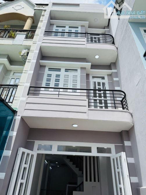 nhà đẹp hẻm nhựa - oto đậu trong nhà- shr - 3 lầu giá chỉ 6.5 tỉ - 1