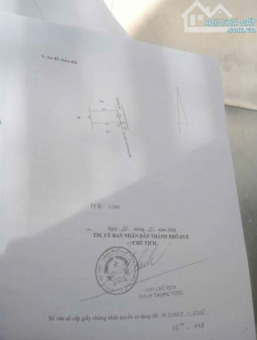 Bán dãy trọ 6 Phòng Kiệt Oto Hùng Vương, An Cựu, TP Huế.!⚡️  - Diện tích: 88m2 ngang 5m hơ - 2