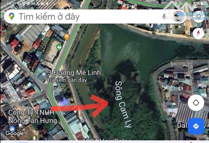 Bán 2 lô đất mặt tiền Trung tâm view hồ Mê Linh - P9  sát nhau - 500m2 - 45 tỷ - 2