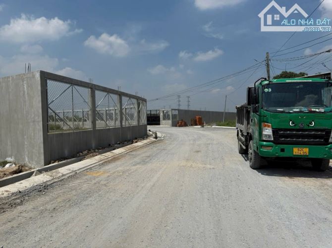 BÁN LÔ ĐẤT 2 MT NGAY NGUYỄN VĂN DƯƠNG THỊ TRẤN ĐỨC HOÀ DT 5X30 GIÁ 2TY250 SHR (TL) - 2