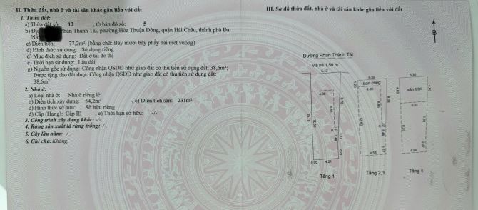 "🏡 BÁN NHÀ 4 TẦNG ĐƯỜNG PHAN THÀNH TÀI – HẢI CHÂU, ĐÀ NẴNG - 2