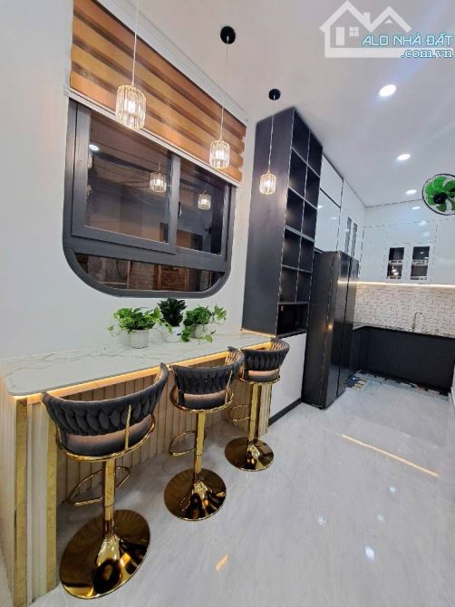 Nhà đẹp Nguyễn Văn Khối Gò Vấp HXH 3 tầng full nội thất sổ hồng riêng nhỉnh 4 tỷ - 2