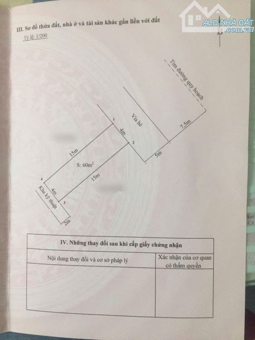 Bán lô đất mặt đường trần đông - hải an - hải phòng  dt 60m ngang 4m hướng đông bắc  vị tr - 2