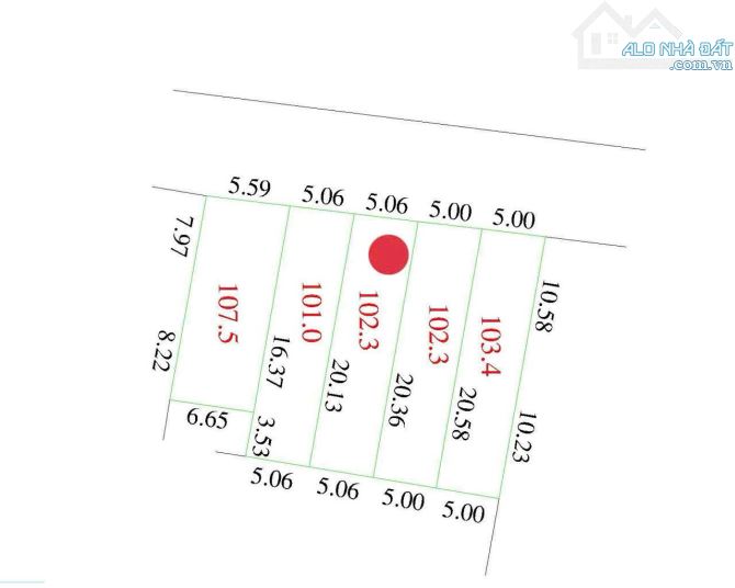 🔥🔥LÔ THÔN TUYỀN  _ĐÔNG XUÂN_SÓC SƠN_DT 102,3M2🔥🔥 - 2