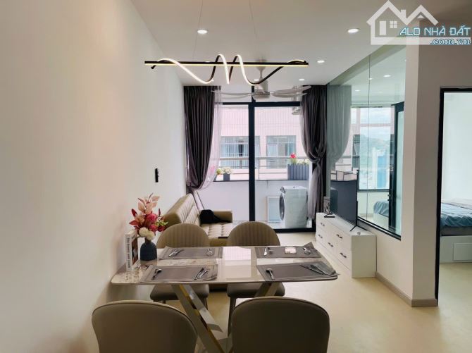 Căn hộ  Mường Thanh Viễn Triều view xéo biển Hòn Chồng - 3