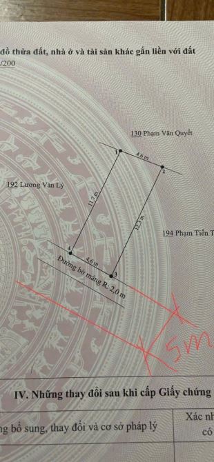 Chỉ 1,5 tỷ   Đại Thắng,Hoà Nghĩa,55m2 ngang 4,6m gần VIN Dương Kinh, đường rộng  6m . - 4