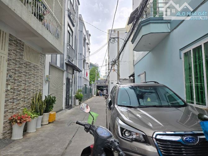 NHÀ BÁN HẺM Ô TÔ- BÙI THỊ XUÂN- DT 4.3X7.4M-2PN-NHỈNH 4TỈ - 3