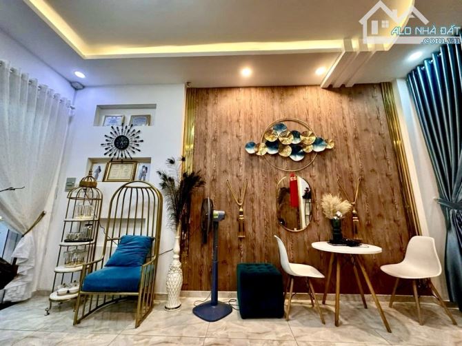 NHÀ 80M2, 4 TẦNG MỚI ĐẸP - HẺM 1 TRỤC- 9.9 TỶ - 5