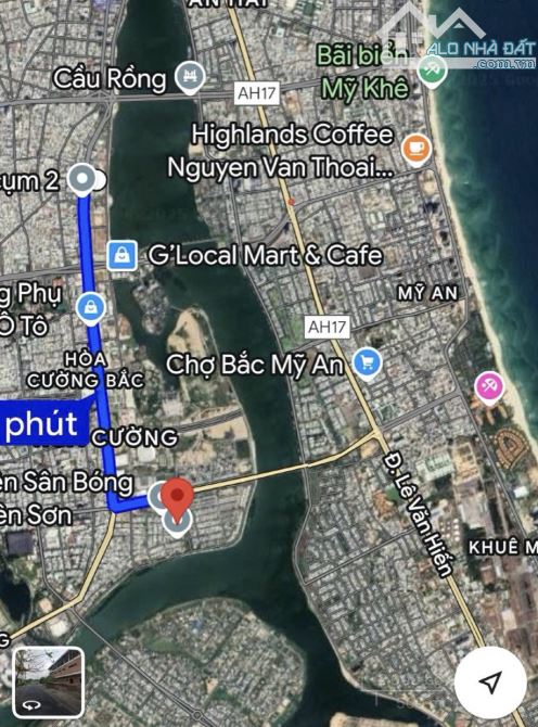 CẦN BÁN NHÀ 3 TẦNG 3 MÊ – MẶT TIỀN HOÀ CƯỜNG NAM – HẢI CHÂU – VỊ TRÍ SIÊU ĐẸP, GẦN SÔNG