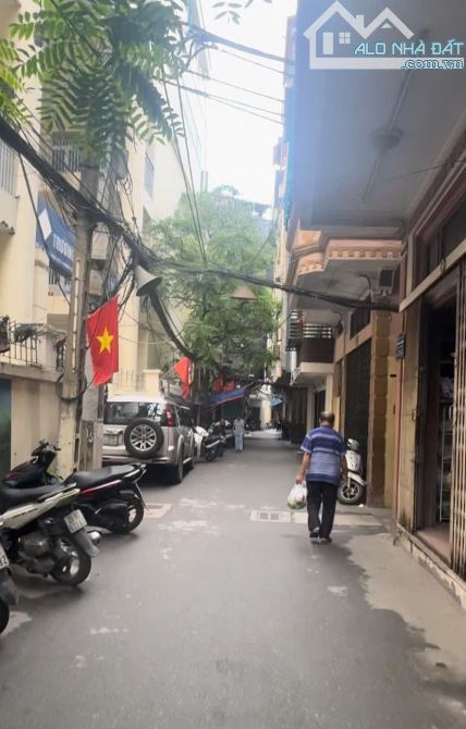 Nhà  Nhân Hoà Ô tô, Kinh doanh, ngõ thông 40m 6 tầng mt rông 12 tỉ 9 có TL - 1