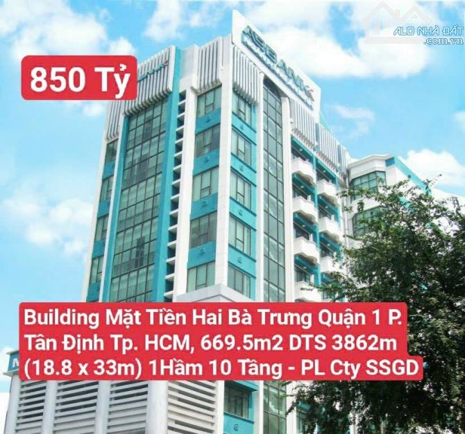Building MT Hai Bà Trưng, ĐaKao, Q1 (Ngay Ngã 4 Nguyễn Văn Thủ) P. Tân Định Tp HCM