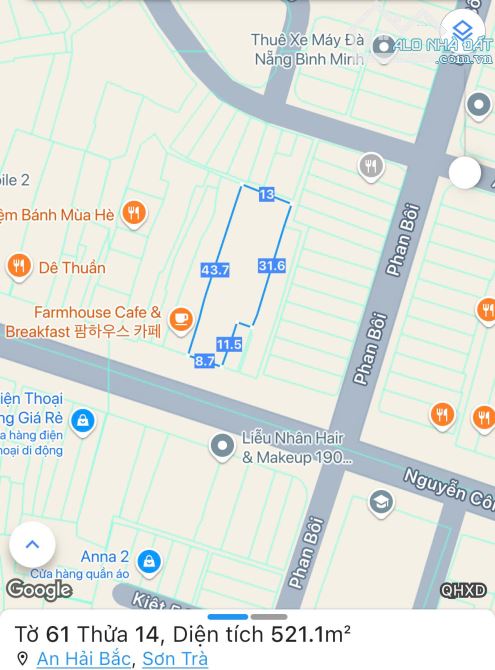BÁN LÔ ĐẤT LỚN MẶT TIỀN NGUYỄN CÔNG TRỨ - GIÁ TỐT ĐẦU TƯ