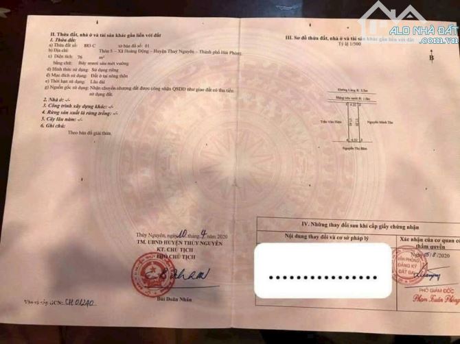 💌Bán lô đất tổ dân phố số 5, phường Hoàng Lâm ( xã Hoàng Động cũ) ✅ Diện tích 76m