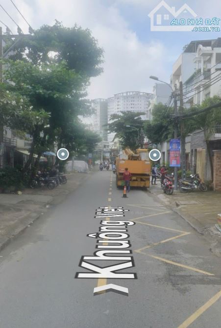 NGỘP BANK - MẶT TIỀN KHUÔNG VIỆT - 4 TẦNG BTCT - 4x17,2 - 5PN - GIÁ 11.X TỶ