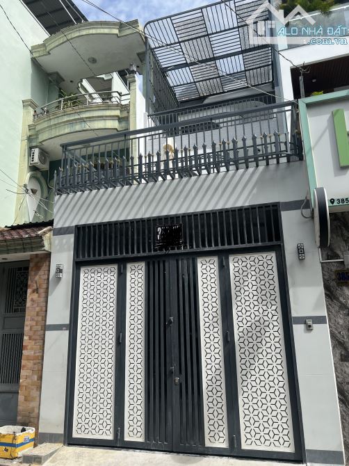 Bán Nhà HXT 6m. Hẻm 385 Lê Văn Thọ P.8-GV: DT: 4x21m. cn81m2. Nhà 1 Trệt 2 Lầu GIÁ 10.8TỶ